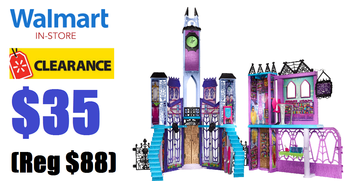 Monster high online castle walmart